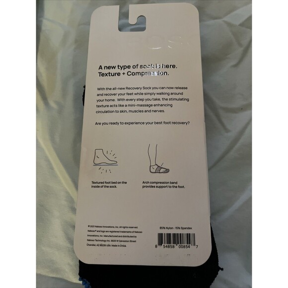 Naboso Recovery Socks - Compression + Texture, Size , XS fits up to 7 wns 5 mens - Picture 4 of 8